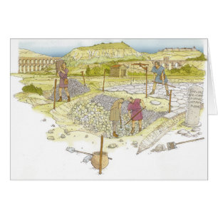 Roman road. Detail