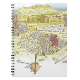 Roman road. Detail Notebook