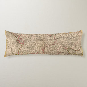 Roman roads and churches body cushion