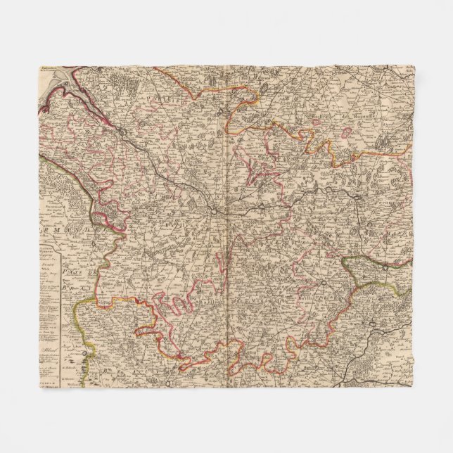 Roman roads and churches fleece blanket (Front (Horizontal))