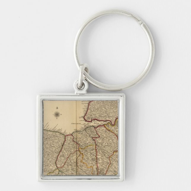 Roman roads and forests key ring (Front)
