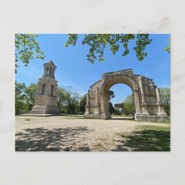 Roman ruins near Saint-Rémy-de-Provence, France Postcard (Front)