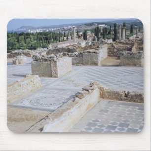 Roman ruins of the port of Emporion Mouse Mat