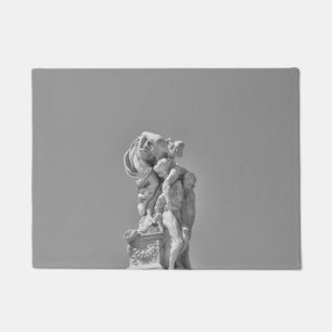 Roman sculptures in modern composition doormat