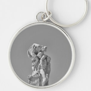 Roman sculptures in modern composition key ring