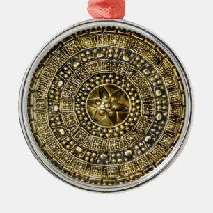 Roman Shield Metal Tree Decoration