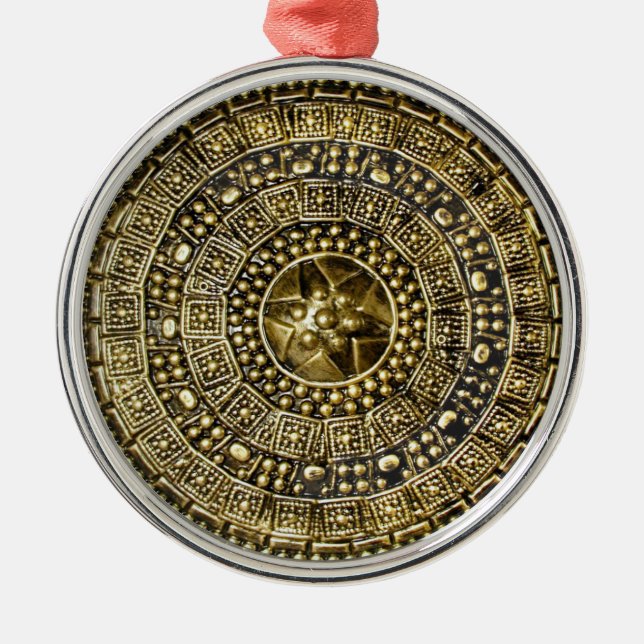 Roman Shield Metal Tree Decoration (Front)
