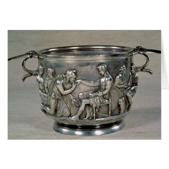 Roman silver-gilt drinking cup (Front Horizontal)