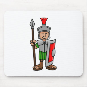 roman soldier mouse mat