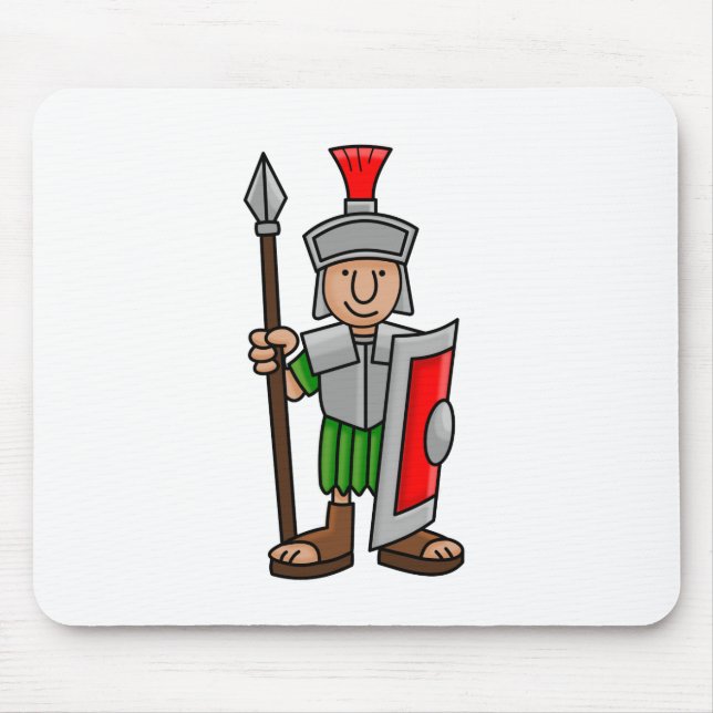 roman soldier mouse mat (Front)
