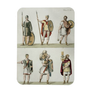 Roman Soldiers, detail from plate 2, class 5 of Pa Magnet