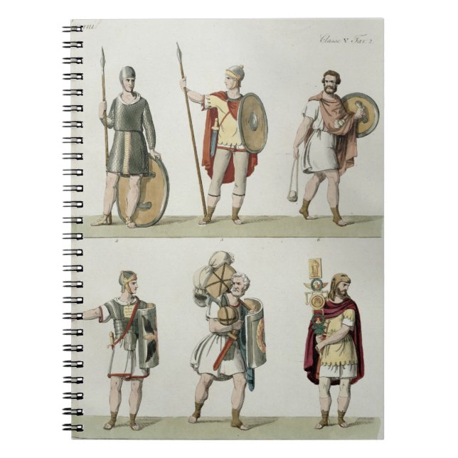 Roman Soldiers, detail from plate 2, class 5 of Pa Notebook (Front)