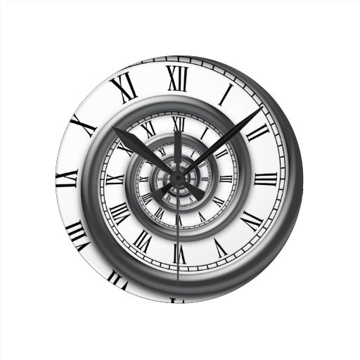 Image of Roman Spiral Wall Clock