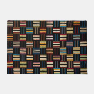 Roman stripes quilt Door Mat