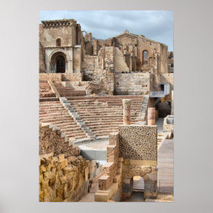 Roman Theatre, Cartagena, Spain Poster