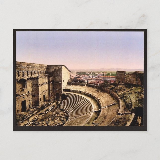 Roman theatre, interior, Orange, Provence, France Postcard (Front)
