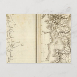 Roman Wall in Britain Postcard