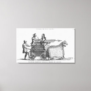 Roman war machine for firing javelins canvas print