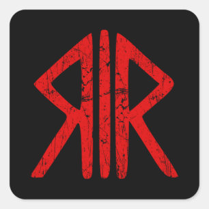 Roman Way Gods religion symbol ancient antiquity h Square Sticker