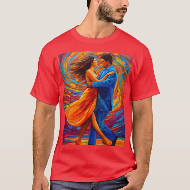 Romance and artistic : Abstract Art T-Shirt (Front)