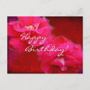 Romance and Red Roses - Birthday Card
