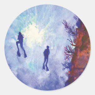 Romance Blue Sticker