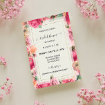 Romance Blush Pink Roses Garden Bridal Shower  Invitation<br><div class="desc">Bridal Shower Invitations, Blush Pink Watercolour Floral Roses Add a touch of romance to your bridal shower with these blush pink watercolour floral roses invitations. With a modern, elegant twist on a classic floral design, these invitations are sure to set the tone for a memorable event. Bridal shower invitations details:...</div>