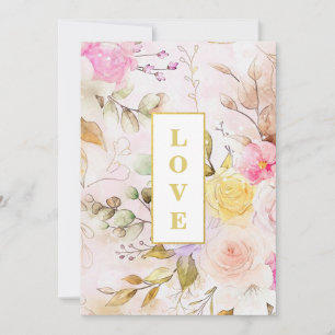 *~ Romance Bow AR26 Flower QR  RSVP Wedding Invita Invitation