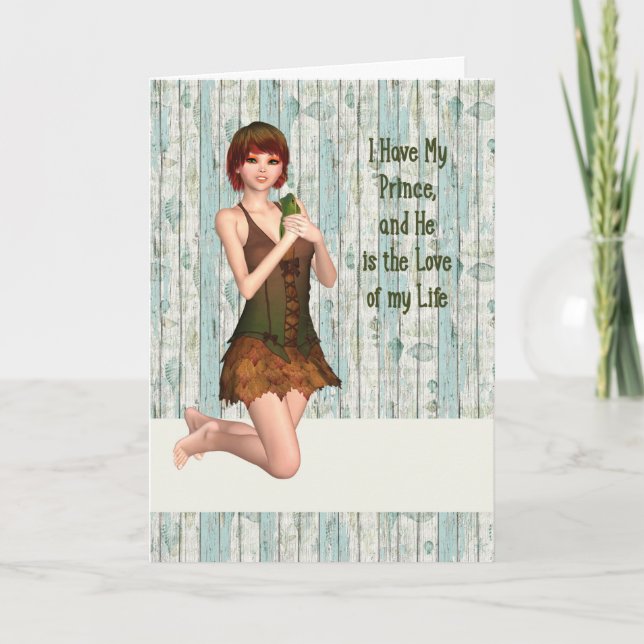 Romance Design in a Fairy Tale Setting Card (Front)