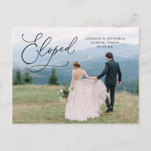 Romance Eloped Postcard