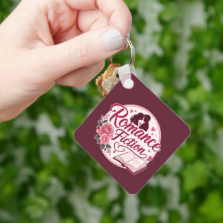 Romance Fiction Lover Key Ring