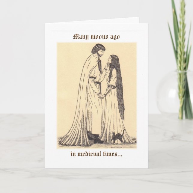 "Romance Flourished" Thank You Card (Front)