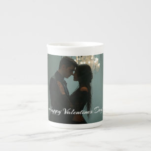 Romance in the Rose Hall for Valentine's Day Bone China Mug