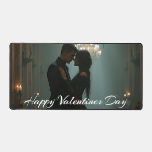 Romance in the Rose Hall for Valentine's Day Desk Mat