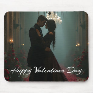 Romance in the Rose Hall for Valentine's Day Mouse Mat