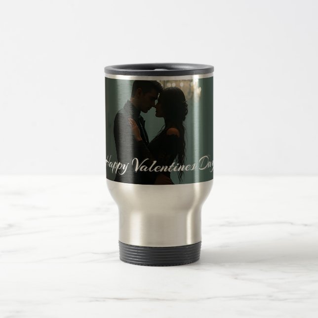 Romance in the Rose Hall for Valentine's Day Travel Mug (Center)