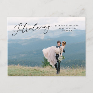Romance Introducing Elopement Postcard