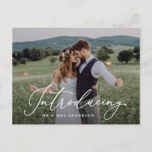 Romance Introducing Elopement Postcard