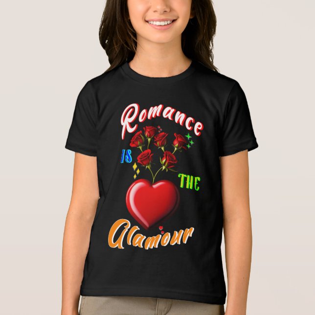 Romance is the glamour Tri-Blend shirt (Front)
