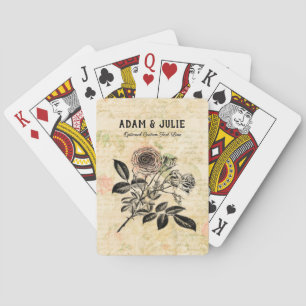 Romance Love Wedding Anniversary or Valentines Day Playing Cards