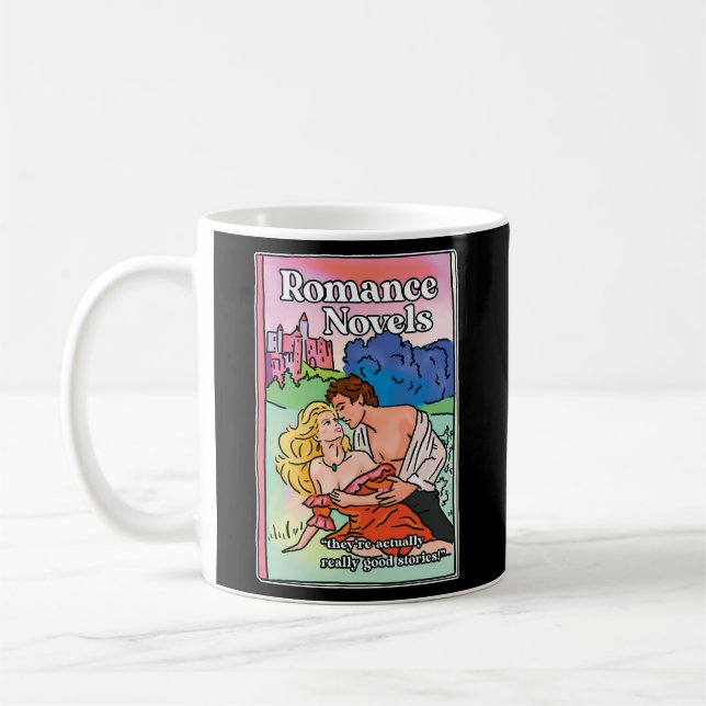 Romance Novels - They'Re Actually Really Stories Coffee Mug (Left)