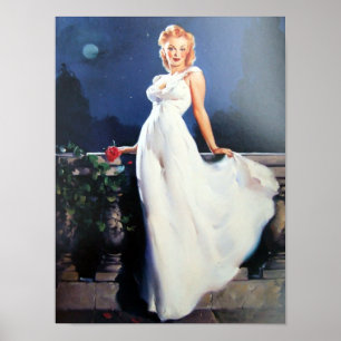 Romance Pin Up Poster