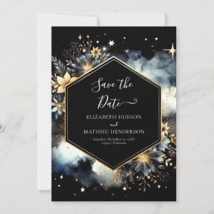 Romance Printable Celestial Wedding Save The Date