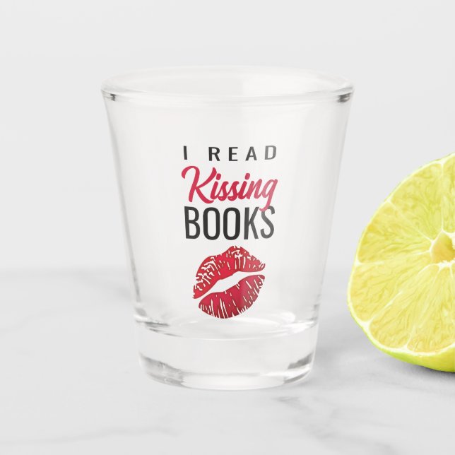 Romance Reader Shot Glass (Front)