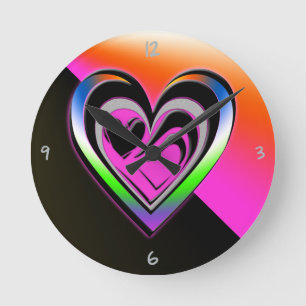 Romance Round Clock