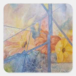 Romance Square Sticker