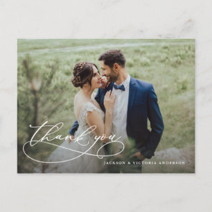 Romance Thank You Postcard