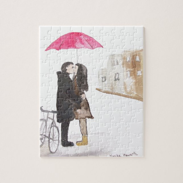 Romance Valentine’s Day romantic couple Jigsaw Puzzle (Vertical)