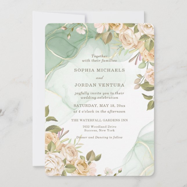 Romance Wedding Invitation (Front)
