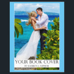 Romance Writer Book Cover | Author Photo Back Blue Flyer<br><div class="desc">Romance Writer Author Book Cover Promotion Flyer - Author Photo Back - Large,  Light Blue</div>